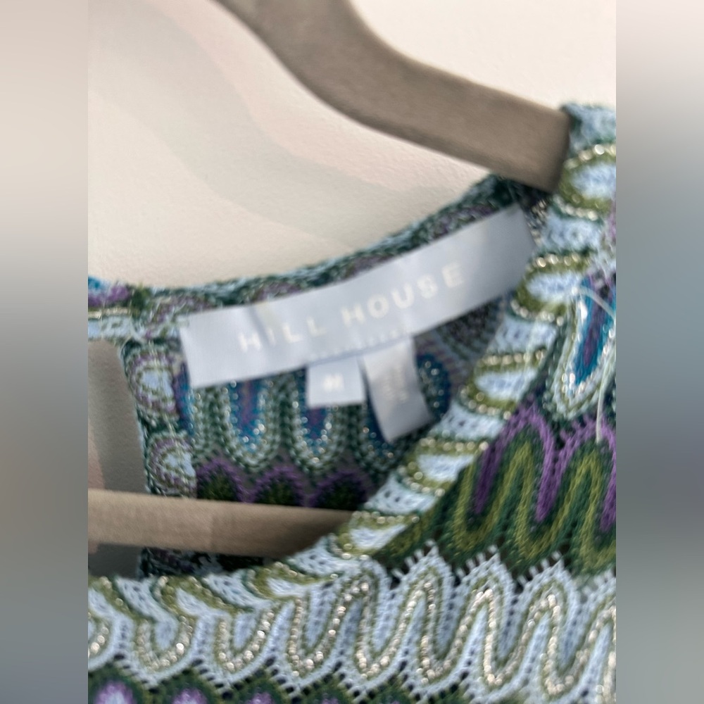 Hill House Blue and Green Knit Dress - Picture 4 of 7